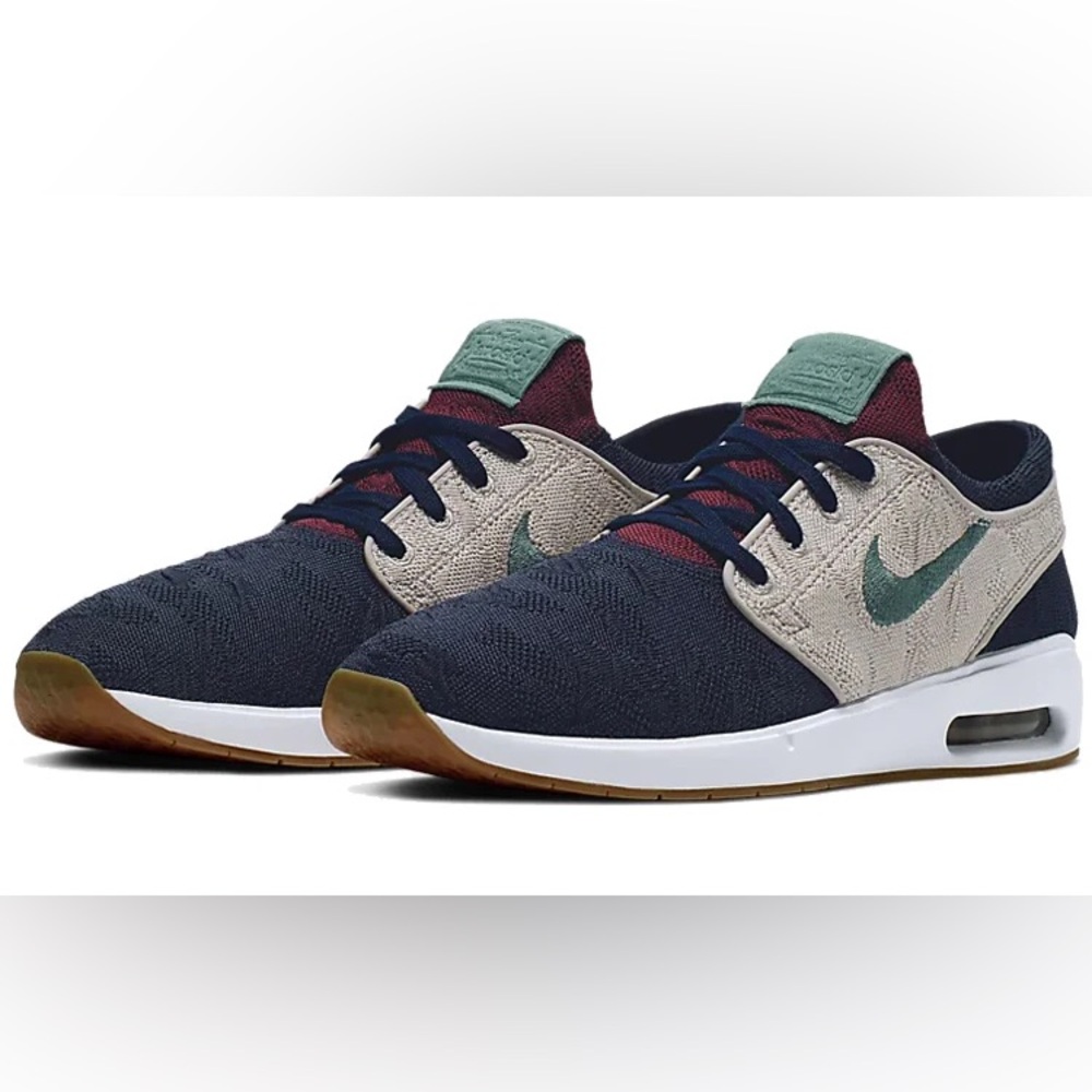 LIKE NEW - Nike Air Max Janoski 2 SB 'Obsidian Bicoastal' Sz 8.5